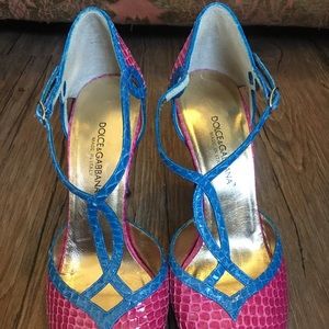 Dolce and Gabbana Python shoes size 6